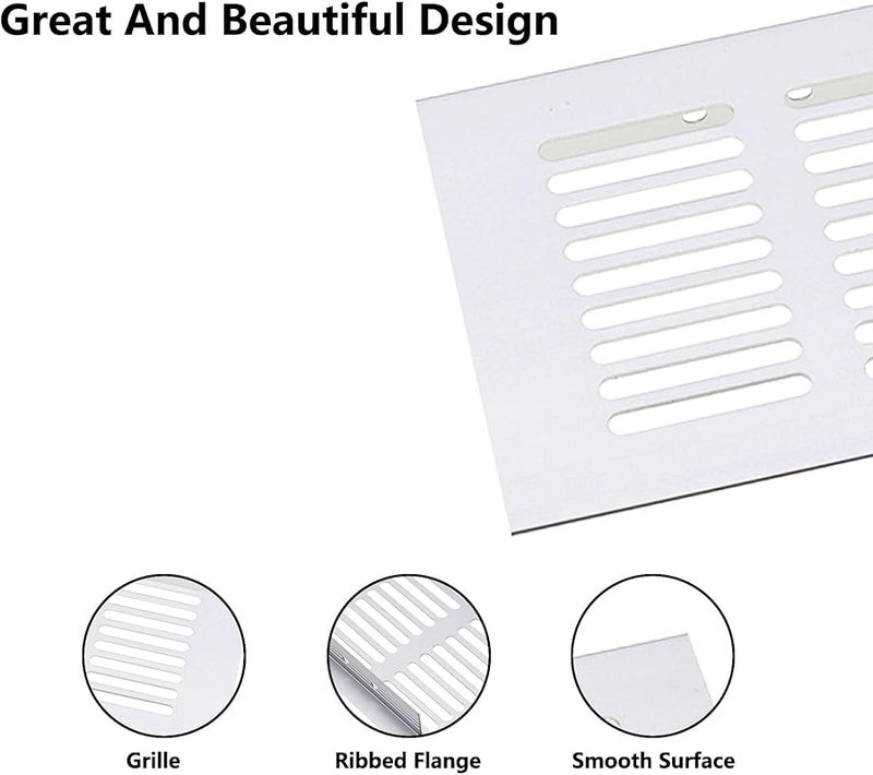ULIFESTAR Aluminum Alloy Mesh Air Vent Cover 80x450mm For Shoe Cabinet Wardrobe Floor Exhaust - Image 5