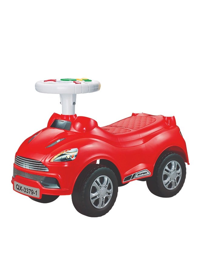 Ride-On Sports Car for Kids – Interactive Steering Wheel with Lights & Sounds, Indoor & Outdoor Fun, Push Ride-On Toy for Toddlers Aged 1-3 Years| Red - pzsku/Z21DD751F6430E5AC670BZ/45/_/1731493133/8f88a3ca-4060-4fa5-88ef-19aee589fd09