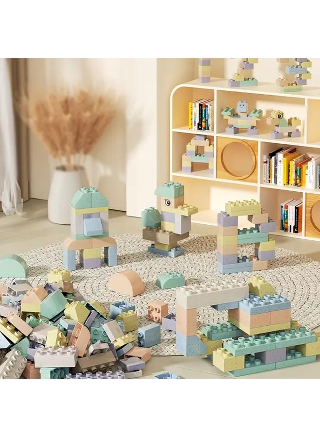 56PCS Wheat Straw Large Grain Building Blocks STEM Construction Educational Toys - Image 4