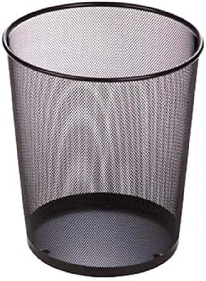 AKDC Honey Can Do Trs-02102 Stainless Steel Trash Basket, Black - Image 2