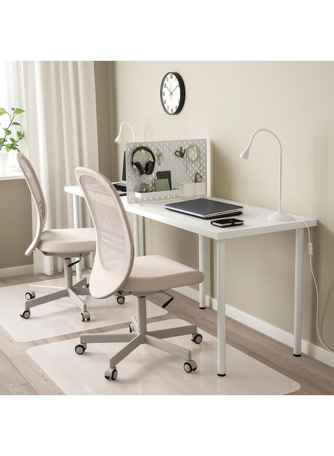 erorex Freestanding Peg Board, White, 56X37 Cm - Image 3