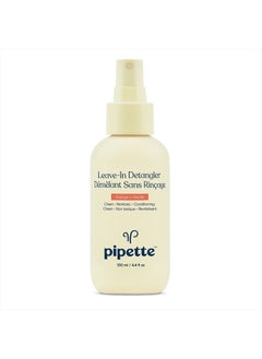 Leave-In Hair Detangler - Silicone-free Kids Detangling Spray - 100% Plant-Derived Nourishing Squalane - Orange + Vanilla Aroma, ALL Hair Types & Textures, 4.4 fl oz