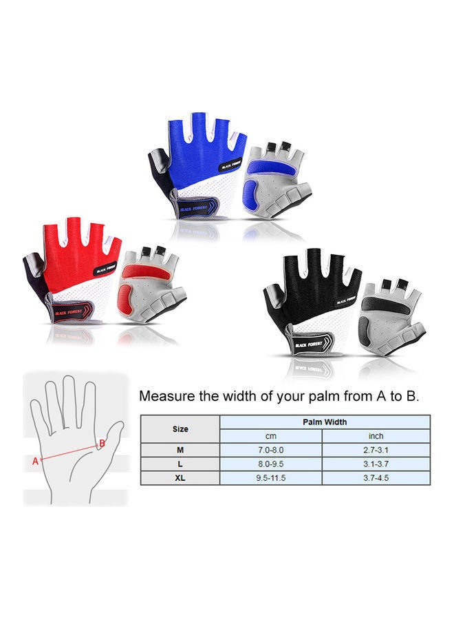 NIBEMINENT Outdoor Cycling Gloves Anti-Skip Shock-Absorbing Half-Finger Moisture-Wicking Breathable Climbing Mitten 0.065kg  - Image 5
