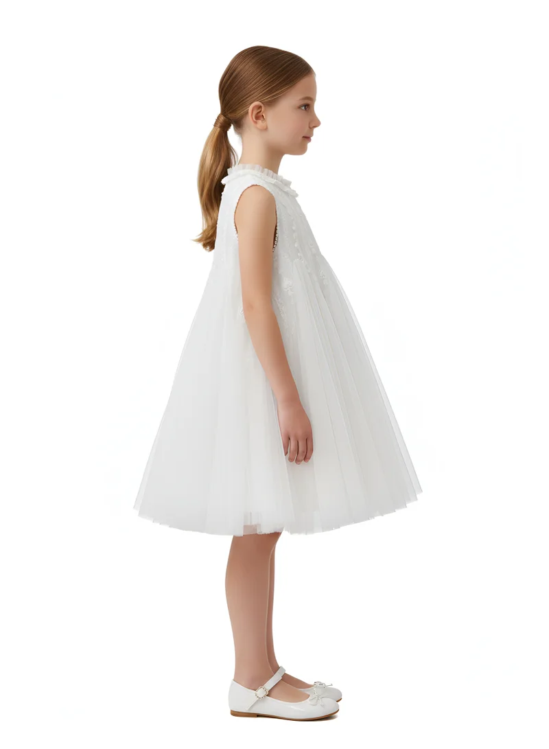 بيداني Classic Ivory Occasion Dress