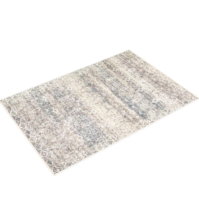 Bloom Rugs Caria قابلة للانزلاق 3x5 سجادة - بيج بني/تيل سجادة المنطقة التقليدية لغرفة غرفة المعيشة غرفة الطعام والمطبخ - الحجم الدقيق: 3 '× 5' - Image 4