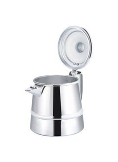 AL SANIDI Aluminum milk pot, Indian coffee pot, Silver, Size 12 Cm  - Image 3