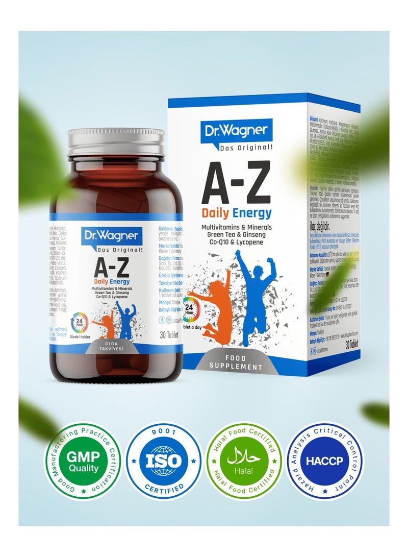 Dr.Wagner Dr. Wagner A-Z Daily Energy Multivitamin & Minerals - Image 3