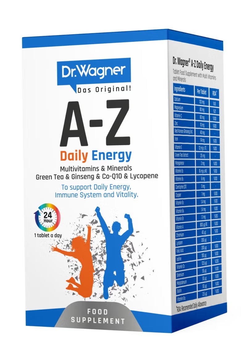 Dr.Wagner Dr. Wagner A-Z Daily Energy Multivitamin & Minerals - Image 1