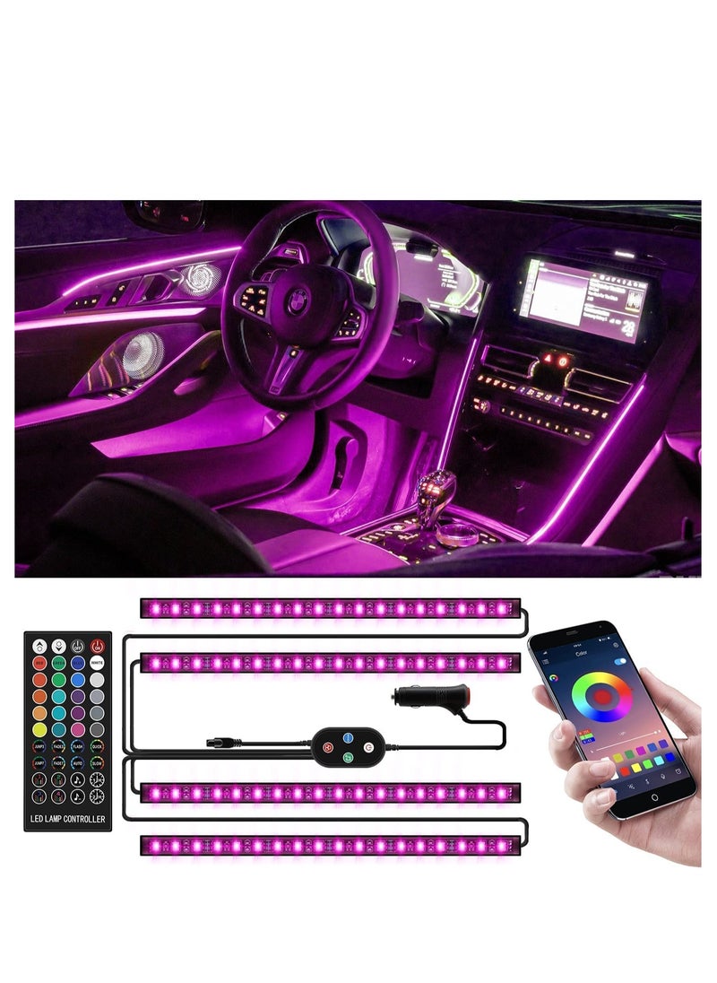 Sumkyle 4-In-1 Car Interior Decorative LED Light With Remote.  - Image 1