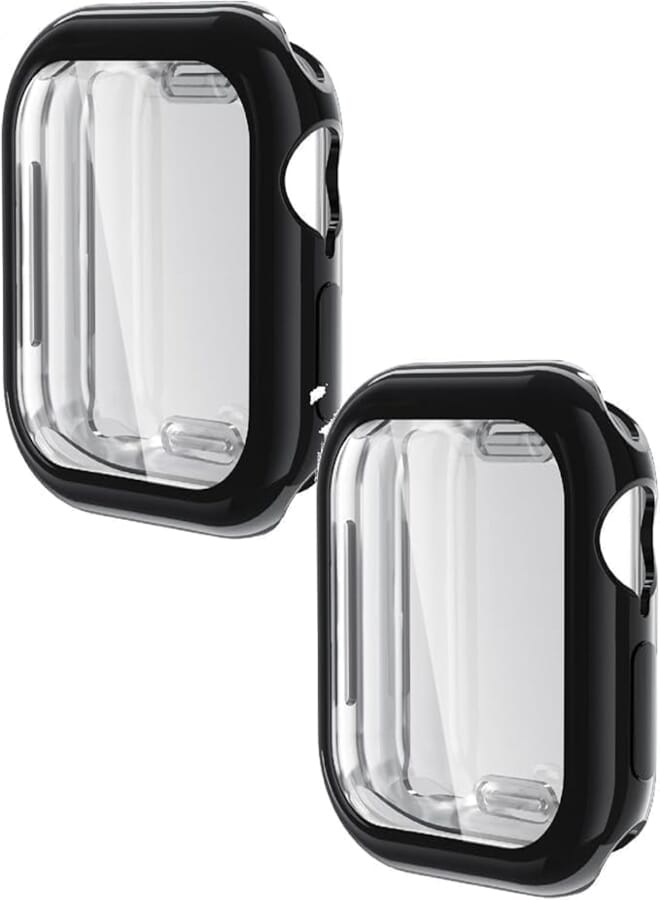 Next Next Store Rugged Case Compatible with iWatch Series 7/8/9 45mm, Lightweight TPU Bumper Anti-Scratch Protective Cover