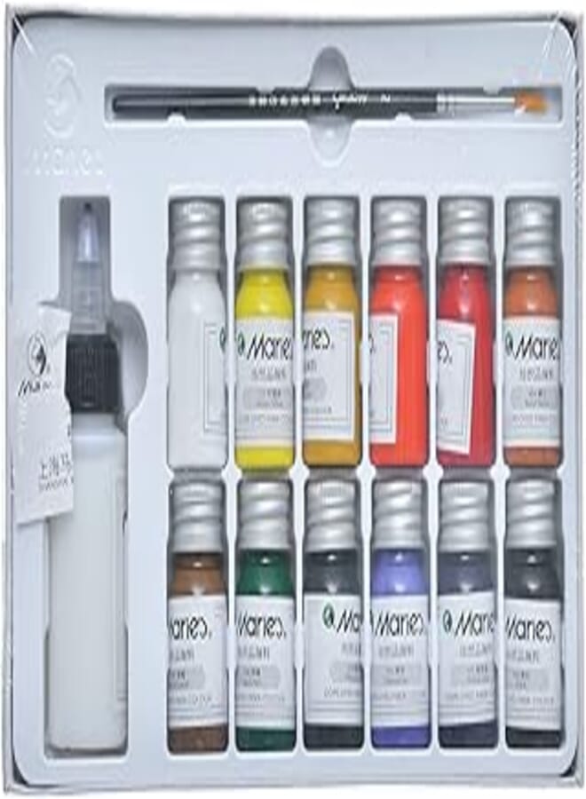Maries A-821 Dope-Dyed Fiber Colours Water Paint - Multi Color