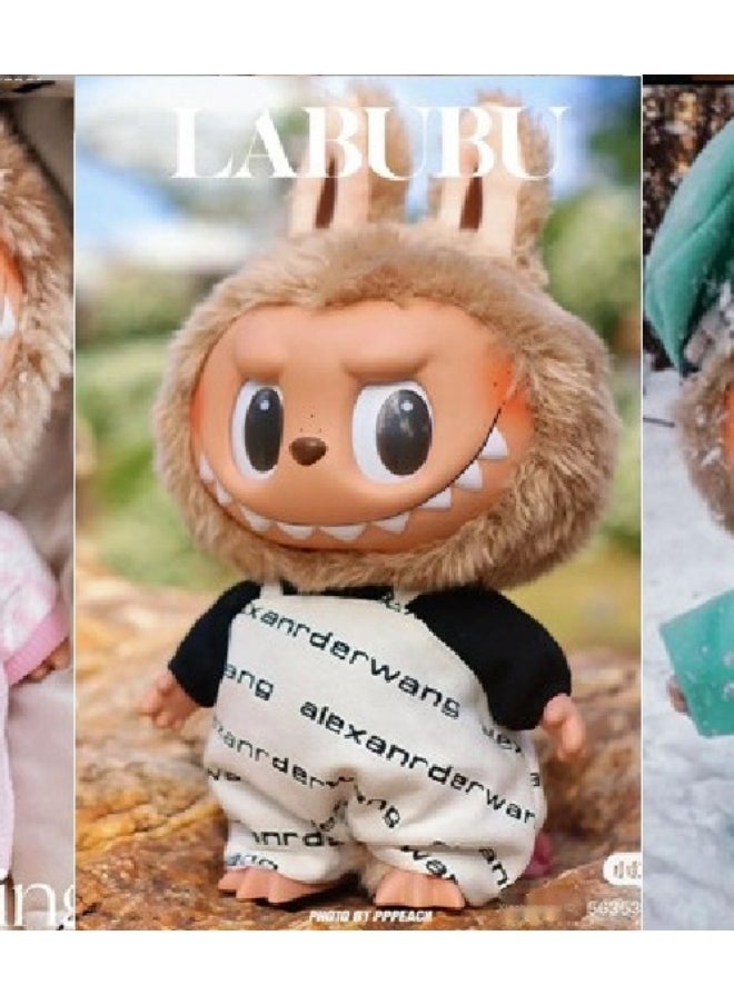 LABUBU 38cm Plush Doll Clothing for Labubu Toy 