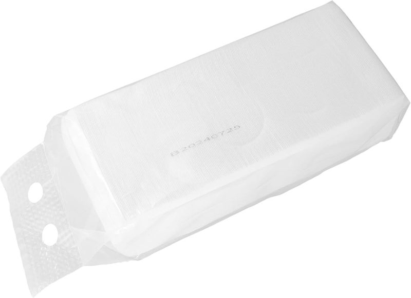 SHOWERORO White Disposable Paper Napkins 440 Sheets 175x140mm Thick Embossed Hanging Hand Towels for Bathroom Kitchen Wedding Party Guest Use - Image 1