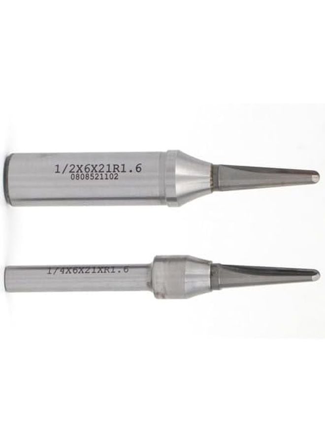 TCT قاطعة طحن على شكل V للأخاديد الدائرية الناعمة وثني الخشب 2 قطعة - Image 1