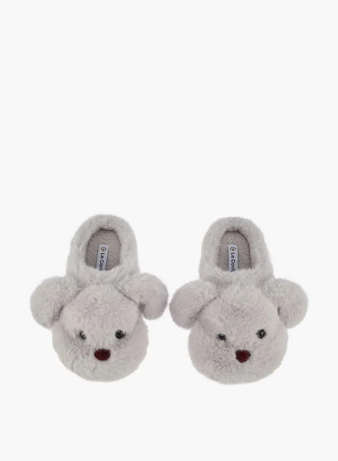لو كونفورت Women Bunny Plush Bedroom Slippers