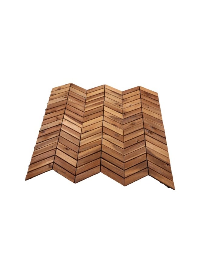 سي او أرماء بلاط أرضيات خارجي بشكل مثلثي  لون خشبي , 12 قطعه - Image 5