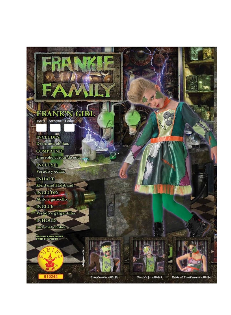 Rubies Costume Frankie Girl Costume For Girls Medium - Image 2