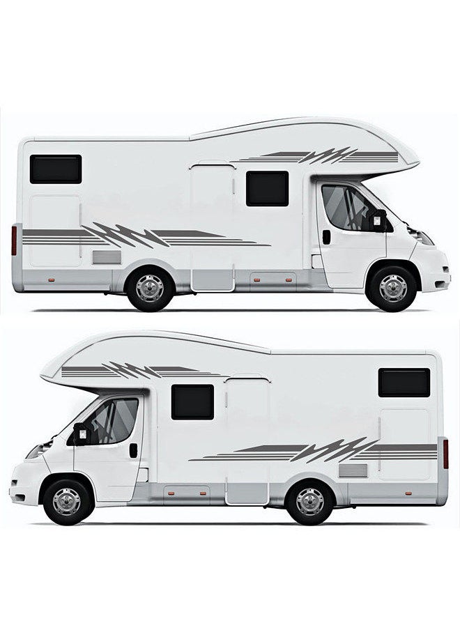 Generic - Motorhome Sticker Caravan Travel Trailer Camper Van Stripes Graphics Decals Car Stickers Car Decoration Sticker - Image 1