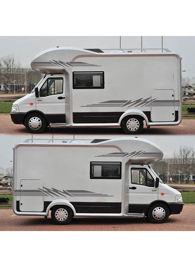 Generic - Motorhome Sticker Caravan Travel Trailer Camper Van Stripes Graphics Decals Car Stickers Car Decoration Sticker - Image 1