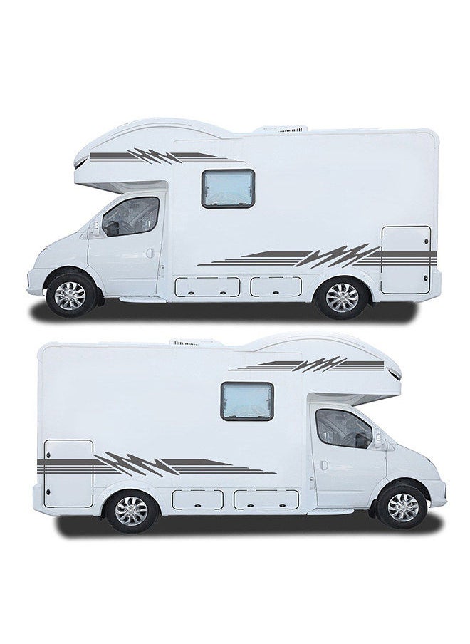 Generic - Motorhome Sticker Caravan Travel Trailer Camper Van Stripes Graphics Decals Car Stickers Car Decoration Sticker - Image 1