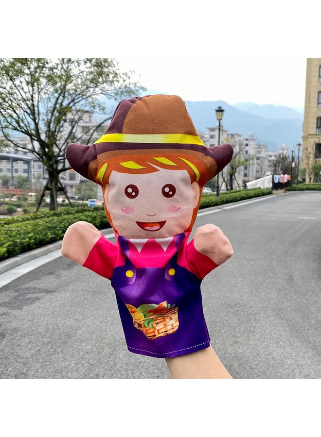 Bluejw Plush Toy Role-playing Open Mouth Professional Figure Hand Doll Children's Toys Direct In Stock Mixed Batch - Image 1