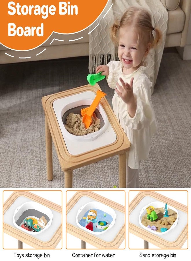 Himold Activity Table for Kids 6-36 Months, 9 in 1 Wooden Montessori Toys with Bead Maze Shape Sorter Train Toy, Baby Sensory Table Toddler Toys 1st Birthday Gifts for Kids - Image 4