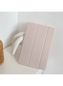 Generic Suitable For Lenovo Xiaoxin Pad2024 Tablet Protective Case Y700 2023 Tri-fold Liquid Leather Case Xiaoxin 11-inch-Color:Pink-Applicable Model:X306/FC/NC(10.1-inch)  - Image 1