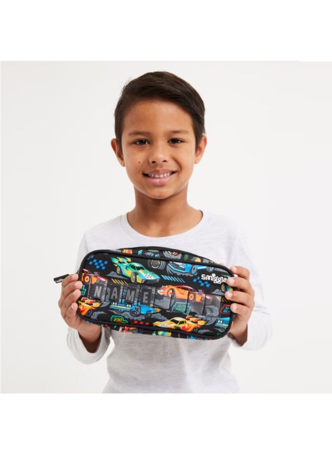 Smiggle Racing Theme Large Capacity Children's Pencil Case - Image 2