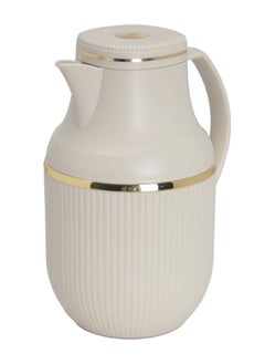 Badraig 2-Piece Coffee And Tea Vacuum Flask Khaki/Gold1 Liter  - Image 5