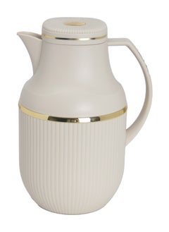 Badraig 2-Piece Coffee And Tea Vacuum Flask Khaki/Gold1 Liter  - Image 3