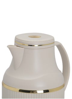 Badraig 2-Piece Coffee And Tea Vacuum Flask Khaki/Gold1 Liter  - Image 4