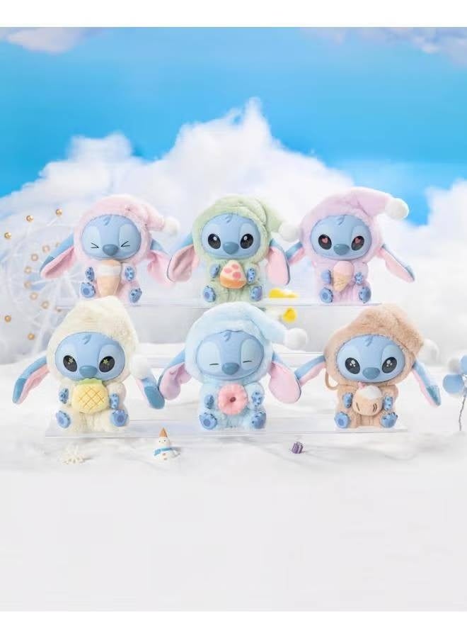 ميني سو MINISO Disney x Stitch "Snack Time" Surprise Plush – Blind Box, Collectible Plush Toy – Ships from Mexico – 100% Authentic - Image 2