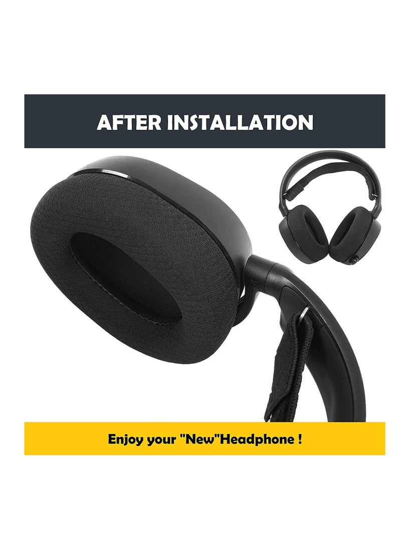 Anmi Replacement Ear Pads Headphone Earpads Compatible with SteelSeries Arctis 1/Arctis 3/Arctis 5/Arctis 7/Arctis 9 RGB Illuminated Gaming Headset  - Image 2