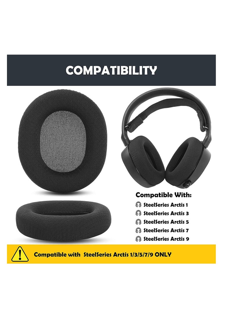 Anmi Replacement Ear Pads Headphone Earpads Compatible with SteelSeries Arctis 1/Arctis 3/Arctis 5/Arctis 7/Arctis 9 RGB Illuminated Gaming Headset  - Image 4