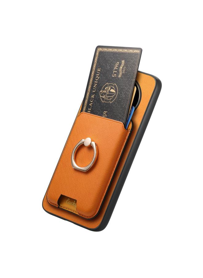 Green Tiger Case For Honor X9C Retro Cross Leather Ring Vertical Insert Card Bag MagSafe Phone Case - Image 3