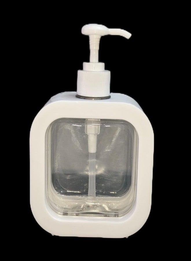 Square Refillable Pump Dispenser Bottles – Pack of 2 | Stylish Liquid Soap, Shampoo, Lotion & Handwash Dispenser | Durable Leakproof Bathroom & Kitchen Container Set - Image 2