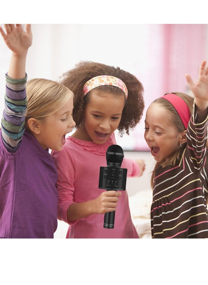 Bluetooth Karaoke Microphone Wireless,Portable Singing Microphone for Kids Adults,Karaoke Machine for Kids Toys,Birthday Gifts Ideas for 3 4 5 6 7 8 9 10 11 12 Year Old Girls Boys Teens - Image 2