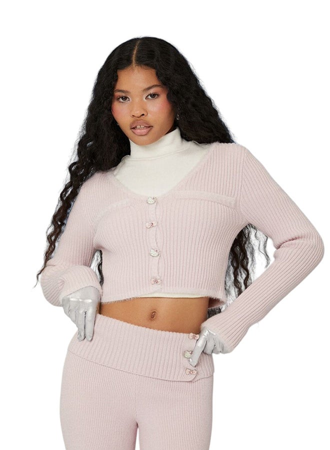 FOREVER 21 Quilted Zip-Up Cardigan - Image 1