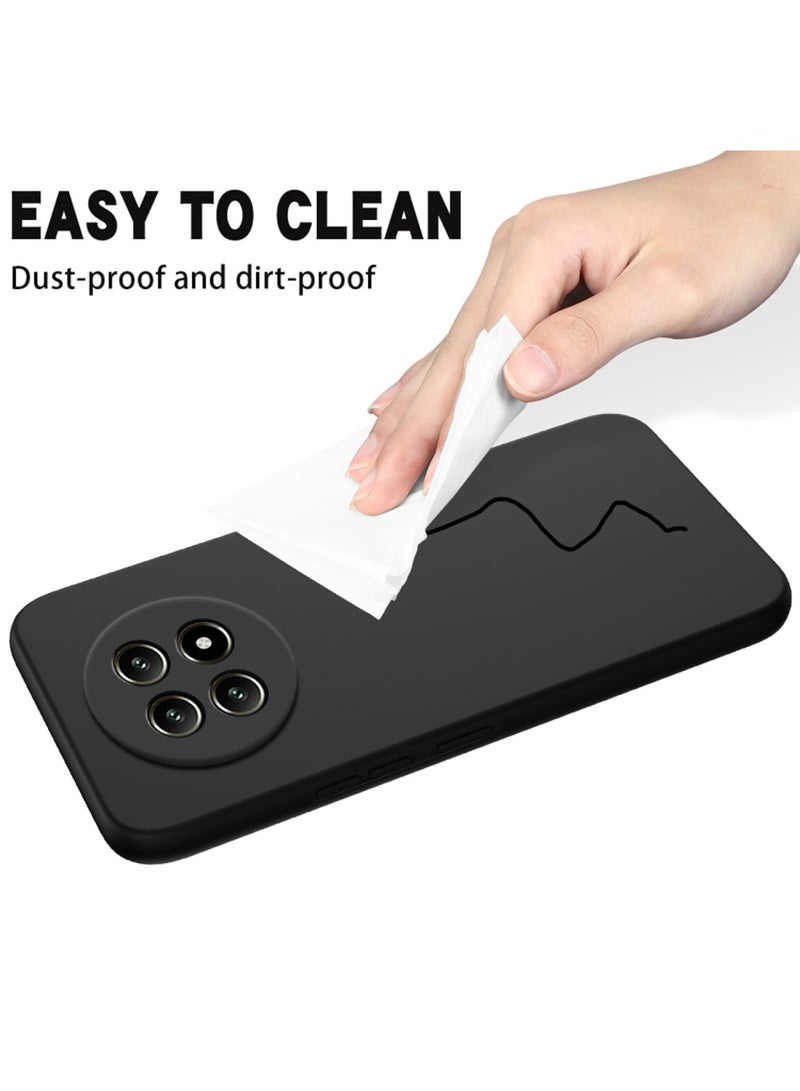 دبليو تيك ريلمي 13 برو / ريلمي 13 برو+ / ريلمي 13 برو بلس 5 جي 2024 غطاء حماية سائل ناعم من السيليكون - أسود - Image 3