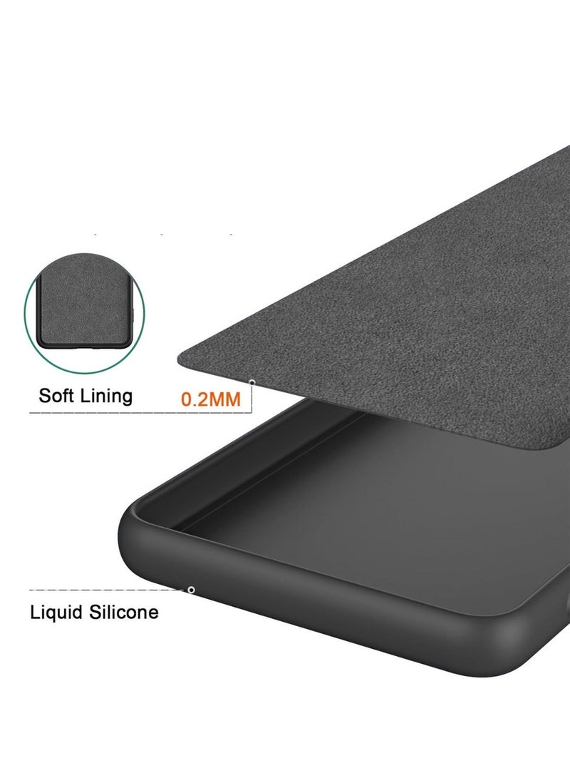 دبليو تيك ريلمي 13 برو / ريلمي 13 برو+ / ريلمي 13 برو بلس 5 جي 2024 غطاء حماية سائل ناعم من السيليكون - أسود - Image 5