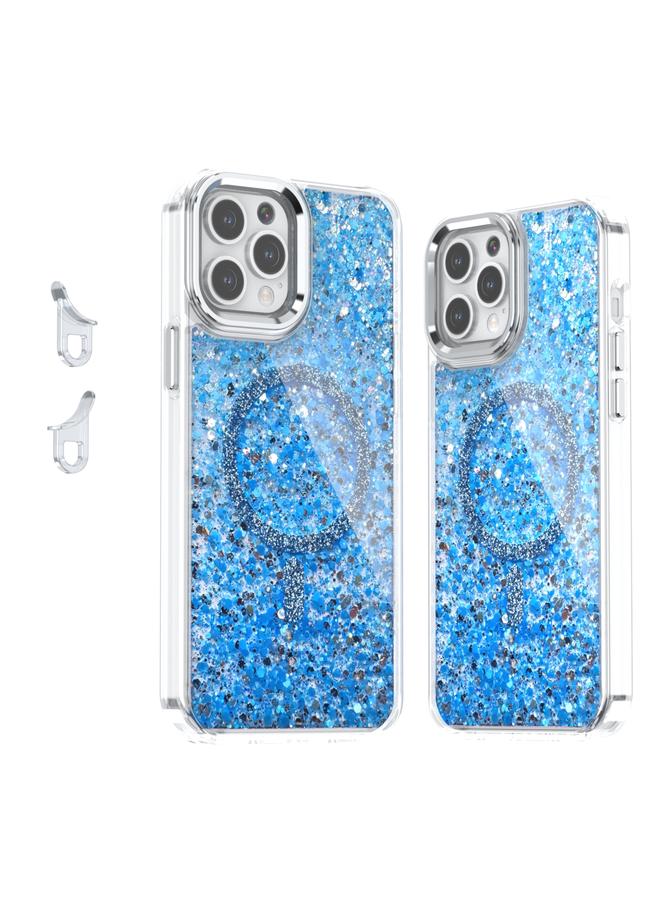 Zaboon Case For iPhone 12 Pro Max Epoxy Glitter MagSafe Magnetic TPU Phone Case - Image 1