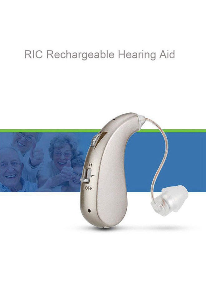 Generic - 1PCS Mini Rechargeable BTE Ear Back Type Hearing Device Low Power Consumption Sound Amplifier - Image 1