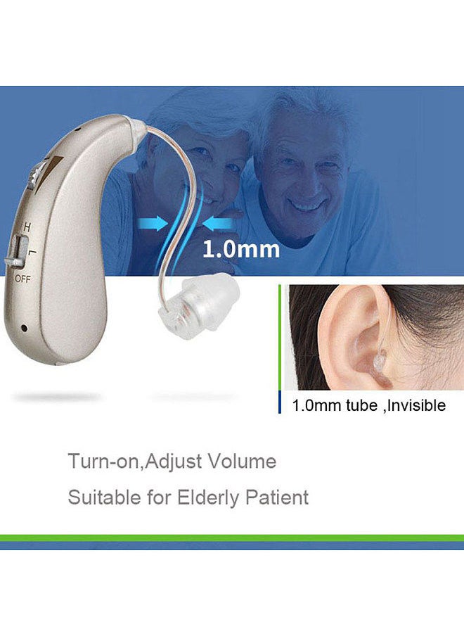 Generic - 1PCS Mini Rechargeable BTE Ear Back Type Hearing Device Low Power Consumption Sound Amplifier - Image 1