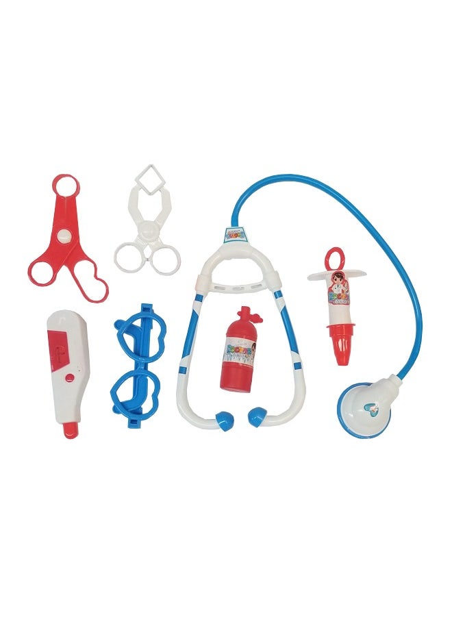 Generic 9 Piece Kids Dress Up Set Doctor Cosplay Costume for Boys and Girls 3-7 Years Old Birthday Party Toys Pretend Play Doctor Playsets  - Image 4