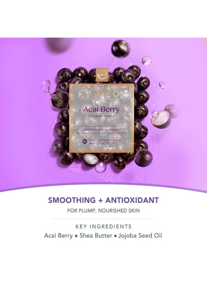 FOREO Acai Berry UFO/UFO Mini Firming Face Mask for Ageing Skin - Image 3