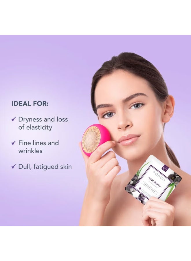 FOREO Acai Berry UFO/UFO Mini Firming Face Mask for Ageing Skin - Image 4