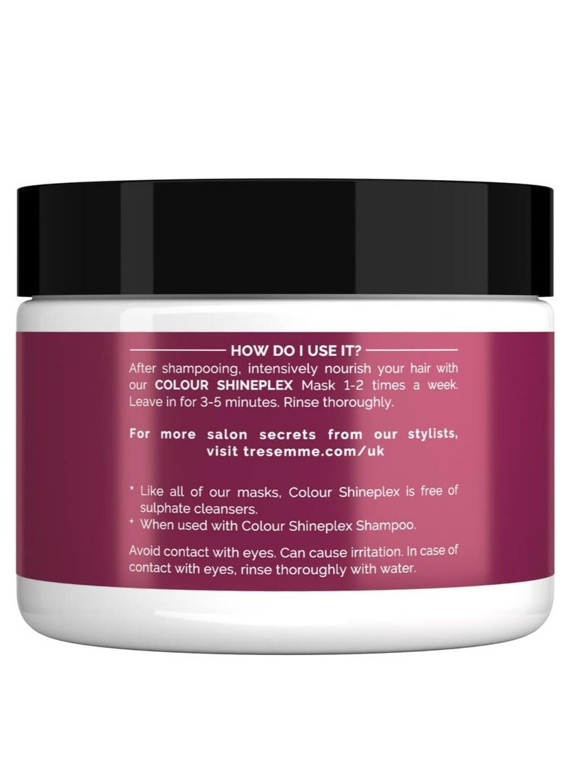 TRESemmé - TRESEmmé Shineplex Colour Hair Mask for Vibrant Coloured Hair, with Camellia Oil, Professional, Sulphate Free, 300ml - Image 1