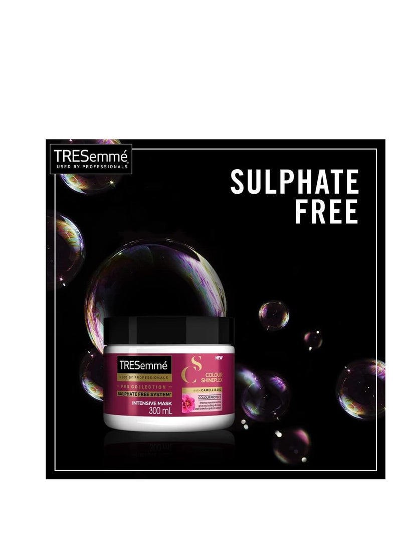 TRESemmé - TRESEmmé Shineplex Colour Hair Mask for Vibrant Coloured Hair, with Camellia Oil, Professional, Sulphate Free, 300ml - Image 1