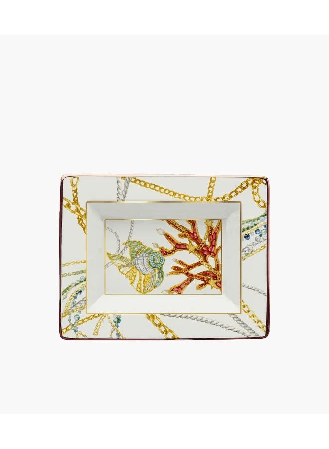 Baci milano Portofino Gift Tray - Porcelain 19.5X15.5Cm