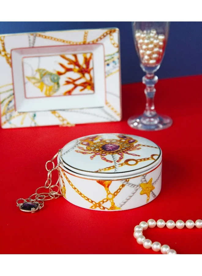 Baci milano Portofino Gift Tray - Porcelain 19.5X15.5Cm